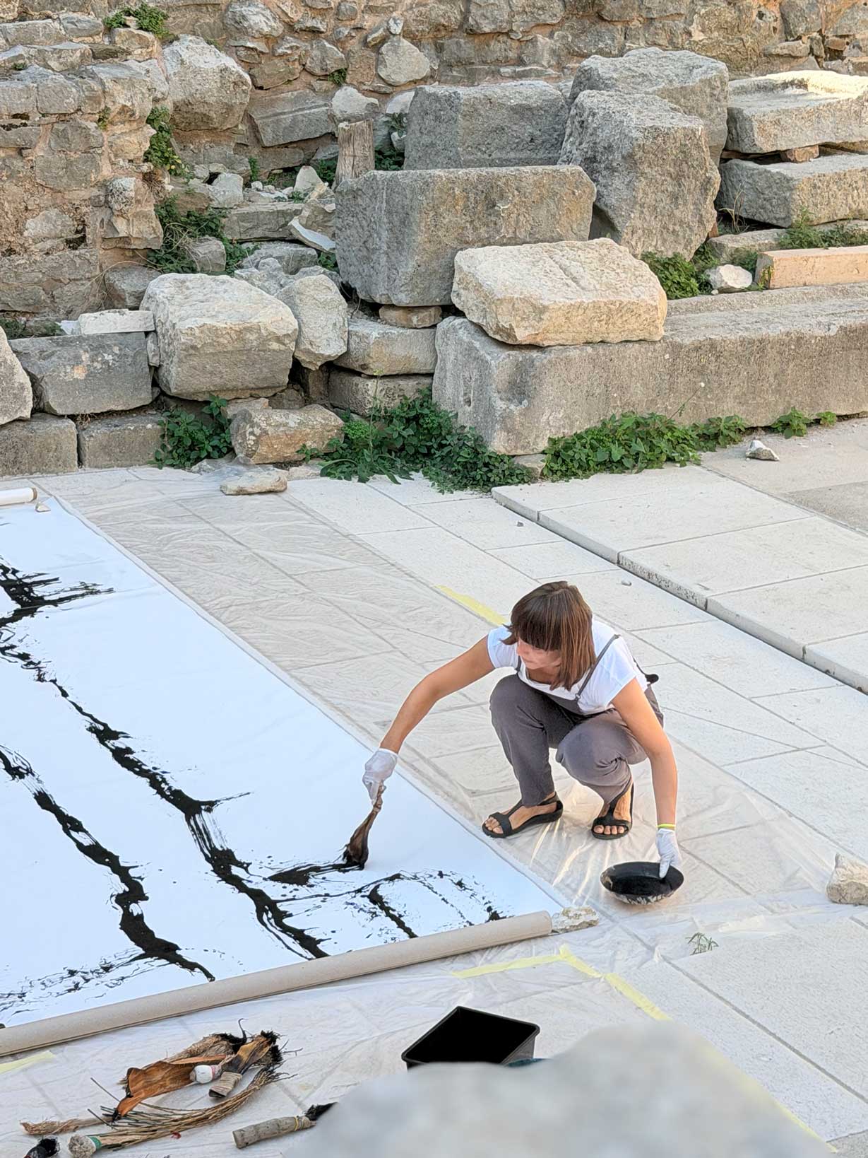 Alma Čače — performances in the Diocletian's Palace, the "Natural Imperfections" project, 2026