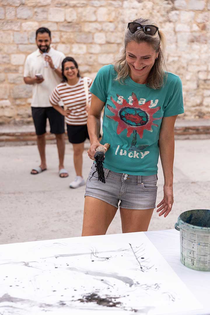 Alma Čače — performances in the Diocletian's Palace, the "Natural Imperfections" project, 2026