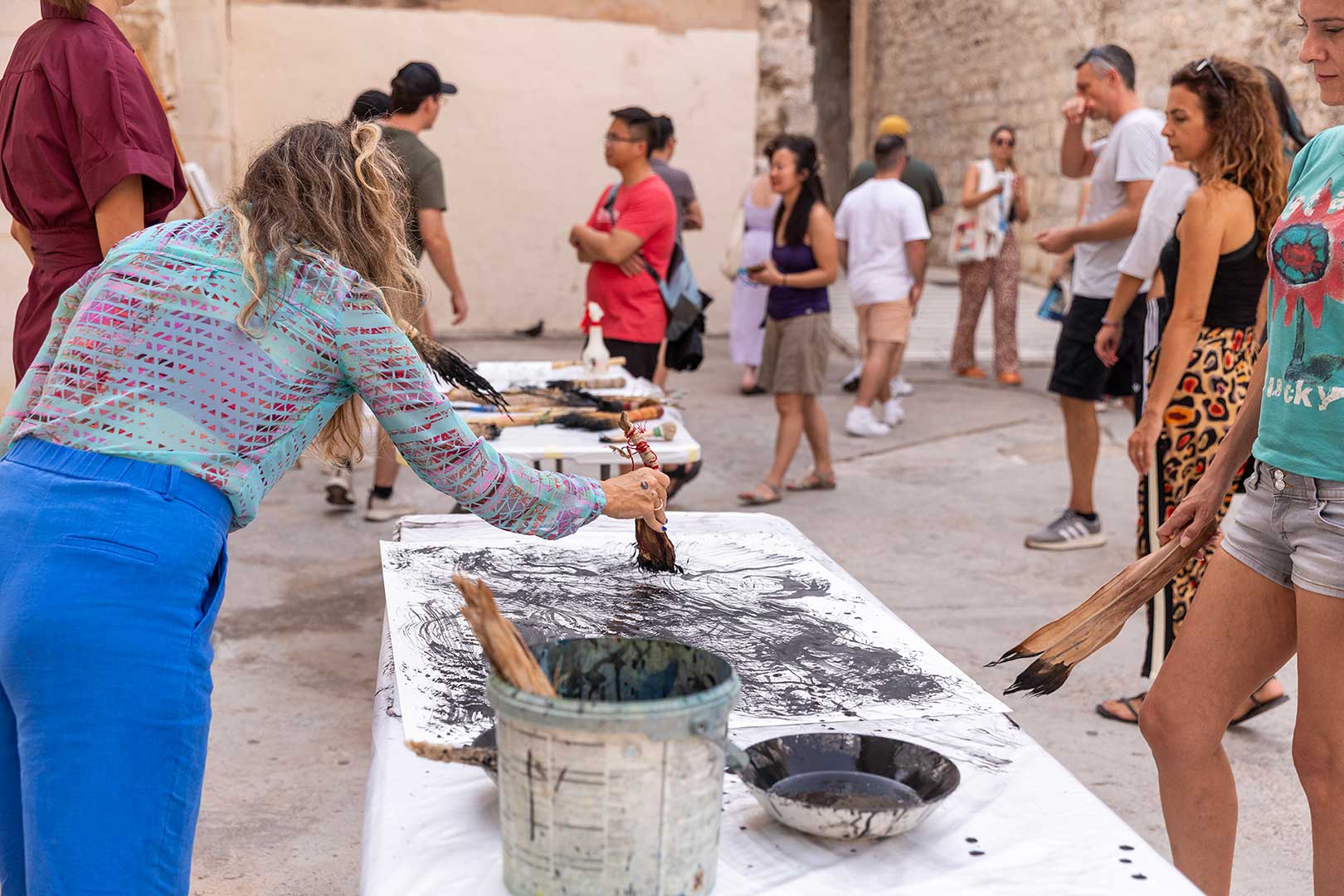 Alma Čače — performances in the Diocletian's Palace, the "Natural Imperfections" project, 2026