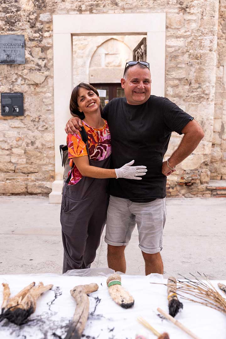 Alma Čače — performances in the Diocletian's Palace, the "Natural Imperfections" project, 2026
