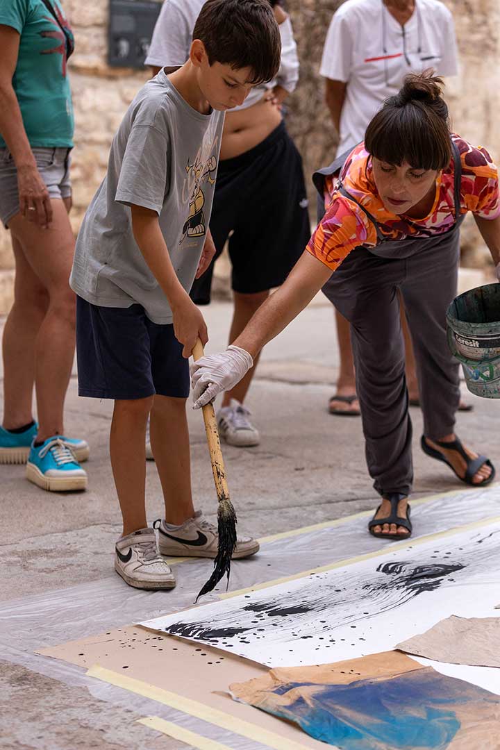 Alma Čače — performances in the Diocletian's Palace, the "Natural Imperfections" project, 2026